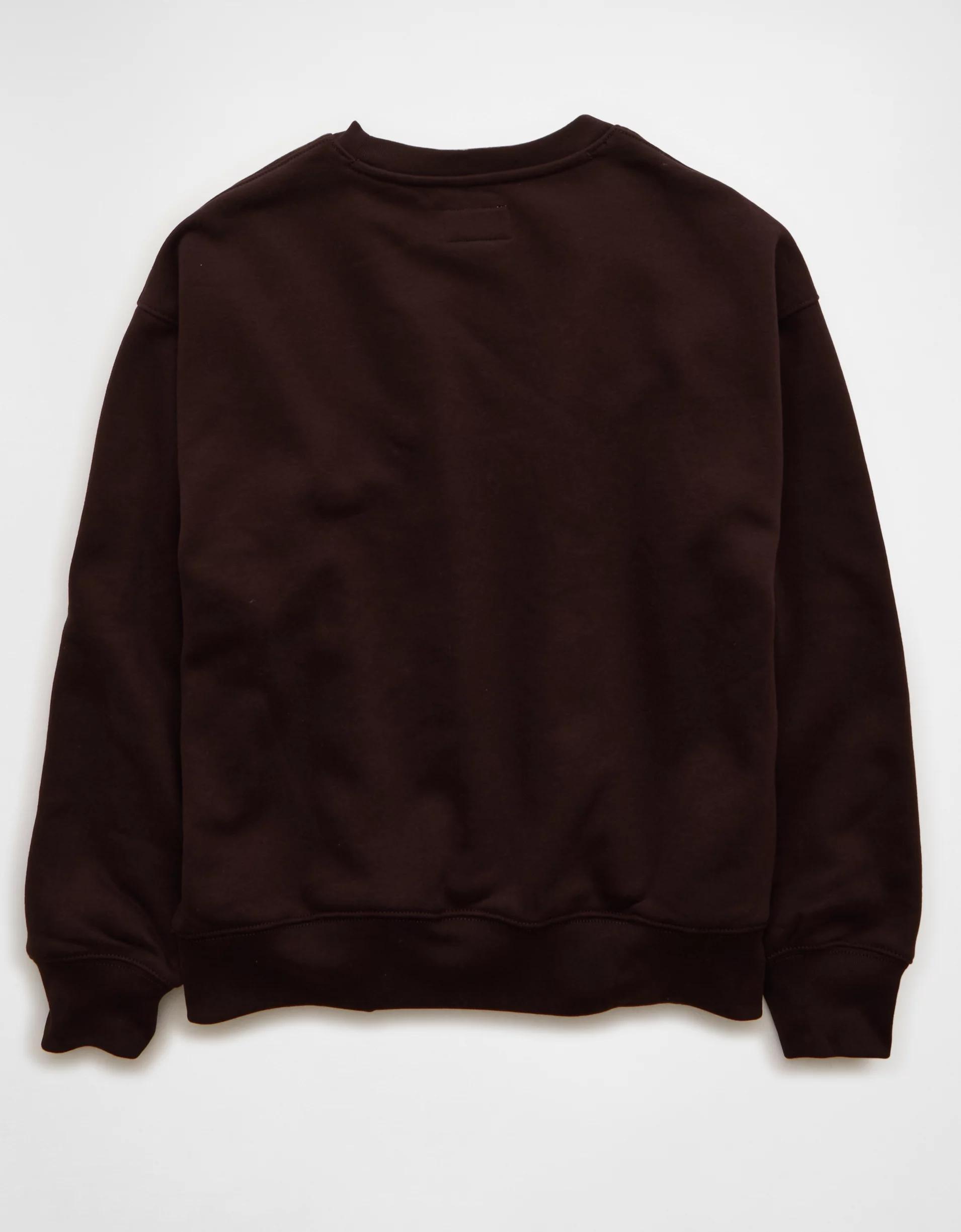 AE Everyday Luxe Crew Neck Sweatshirt Product Image