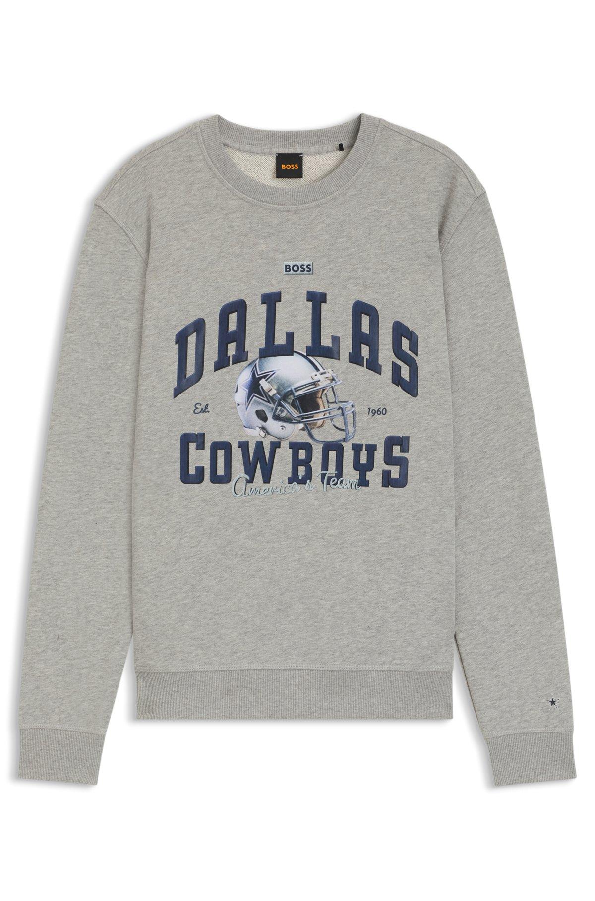 BOSS x DALLAS COWBOYS sweatshirt with helmet graphic Product Image