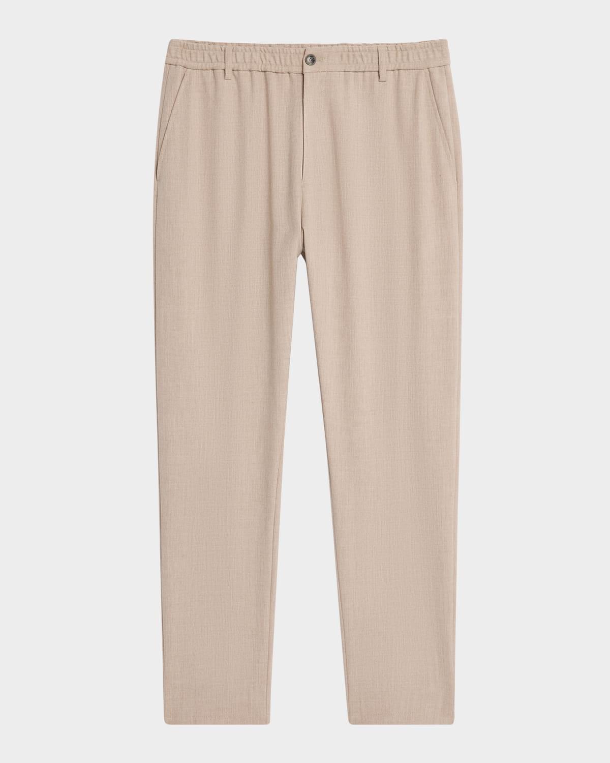 Men's Stretch Gabardine Flat-Front Trousers Product Image
