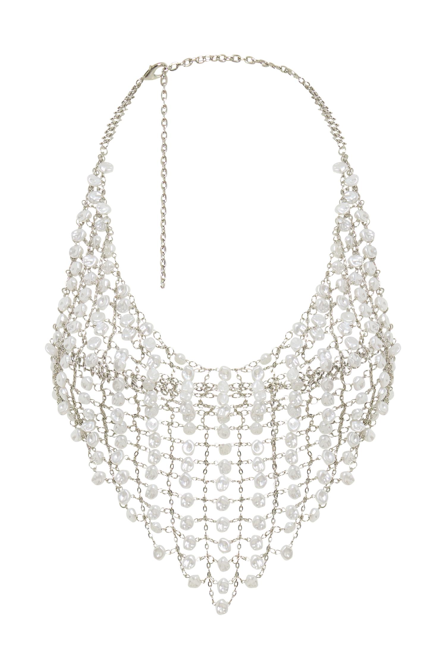 Gretchen Pearl Halter Top - Pearl Product Image