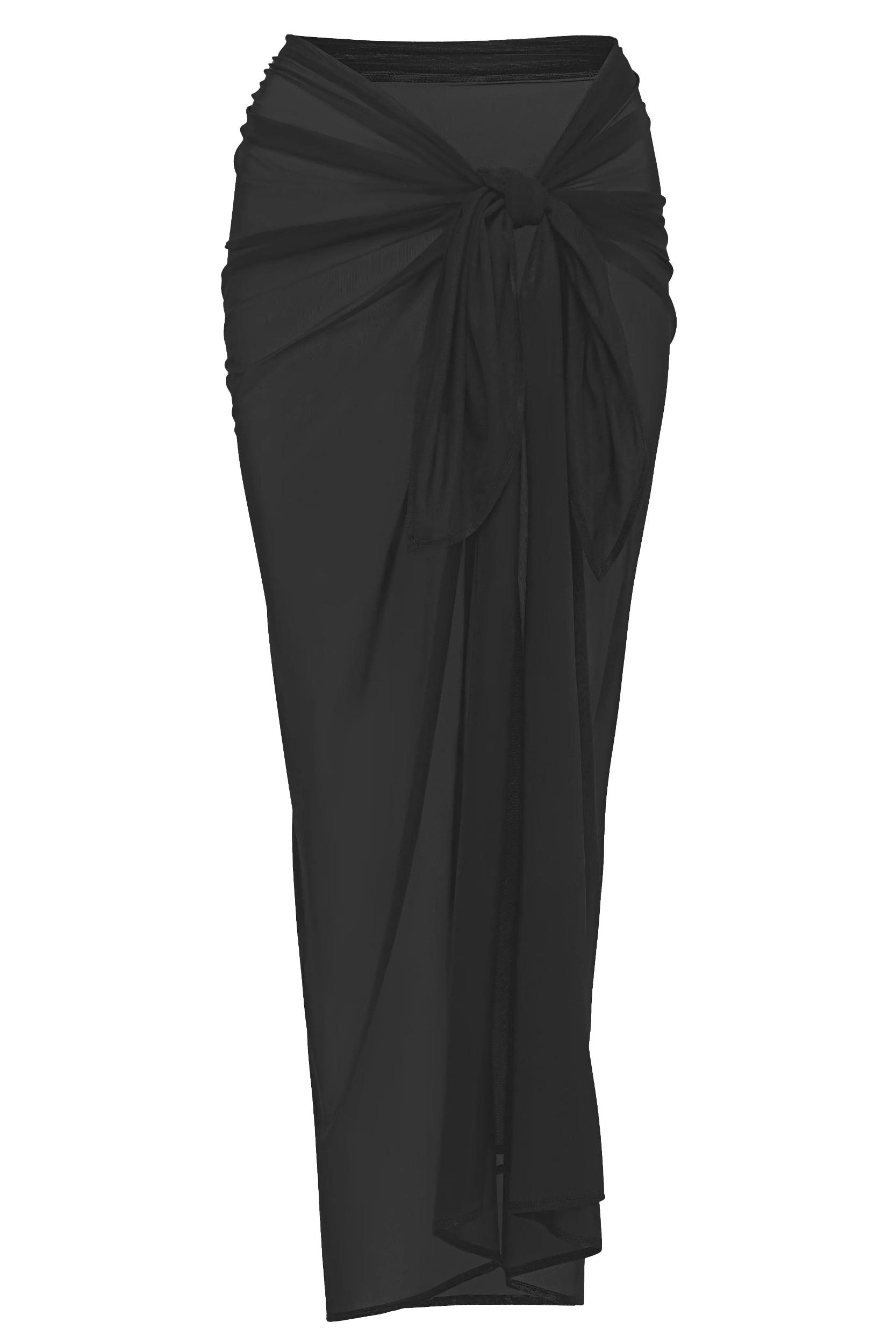 Nyla Pareo Long in Black Product Image