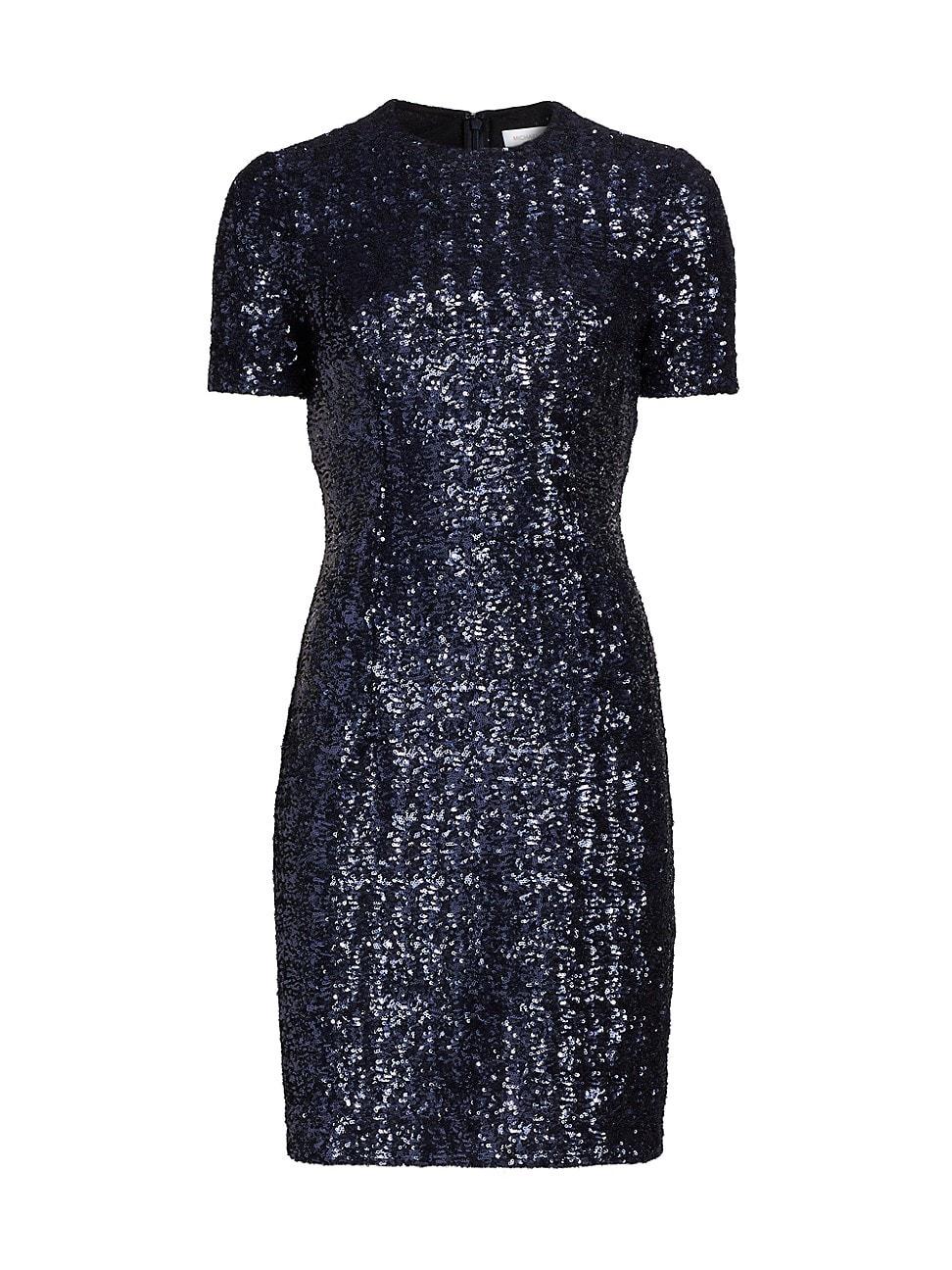 Womens Sequined T-Shirt Minidress Product Image