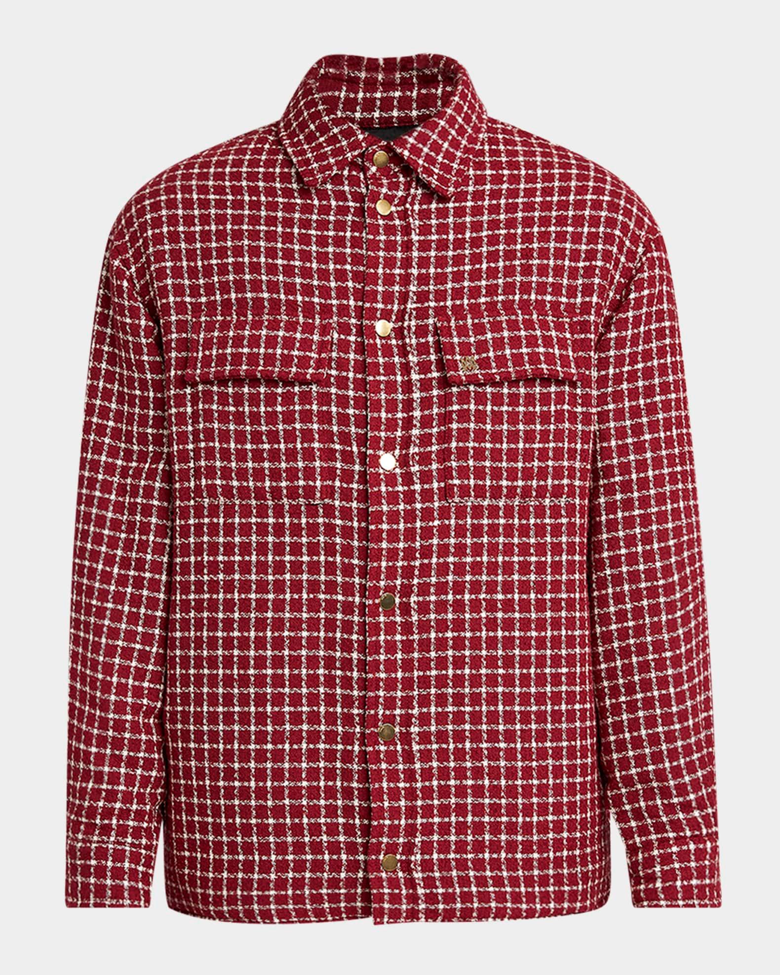 Men's Boucle Padded Overshirt Product Image