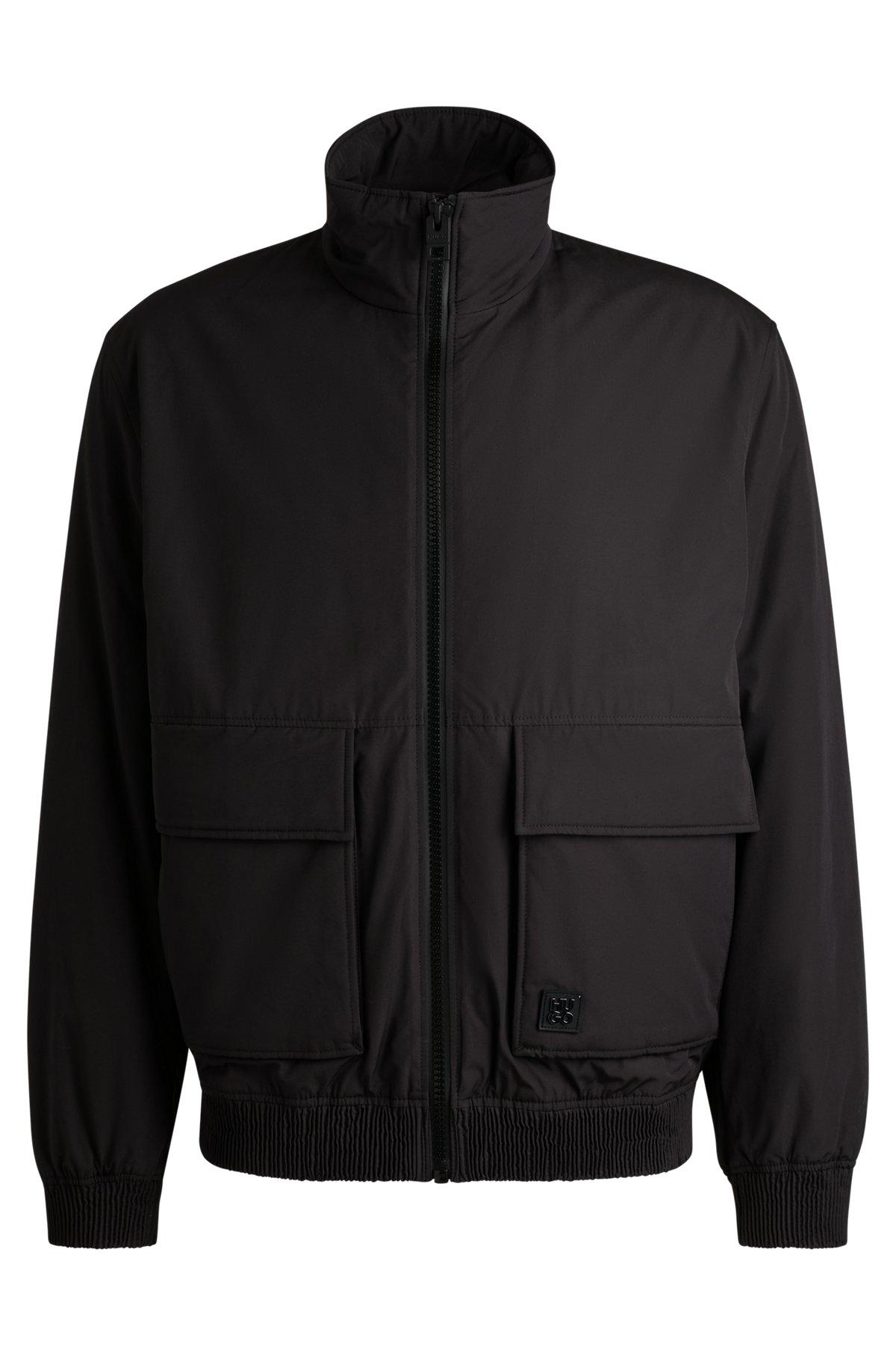 Water-repellent jacket in matte fabric Product Image