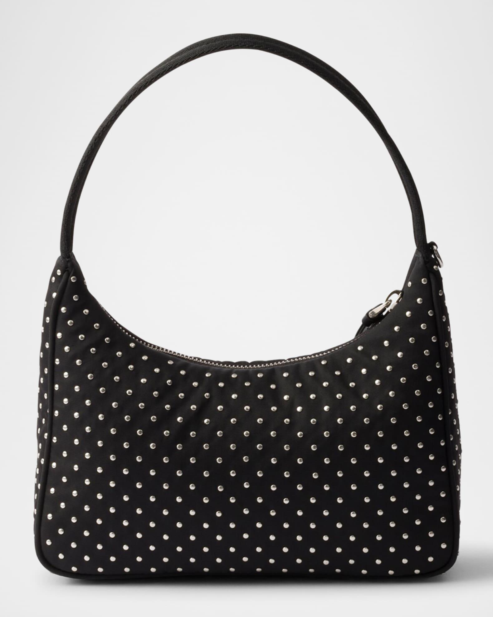 Re-Edition Re-Nylon Studded Mini Hobo Bag Product Image