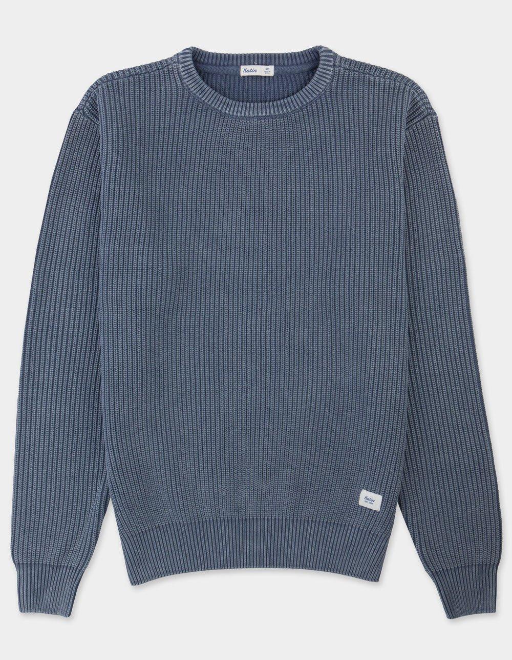 KATIN Swell Mens Sweater - BLUE Product Image