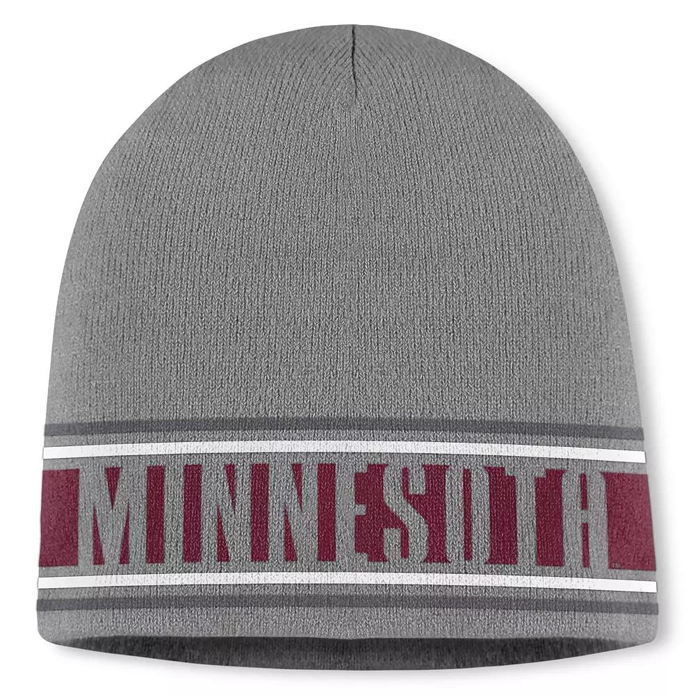Men's Top of the World Gray Minnesota Golden Gophers Jace Knit Beanie, Grey Product Image