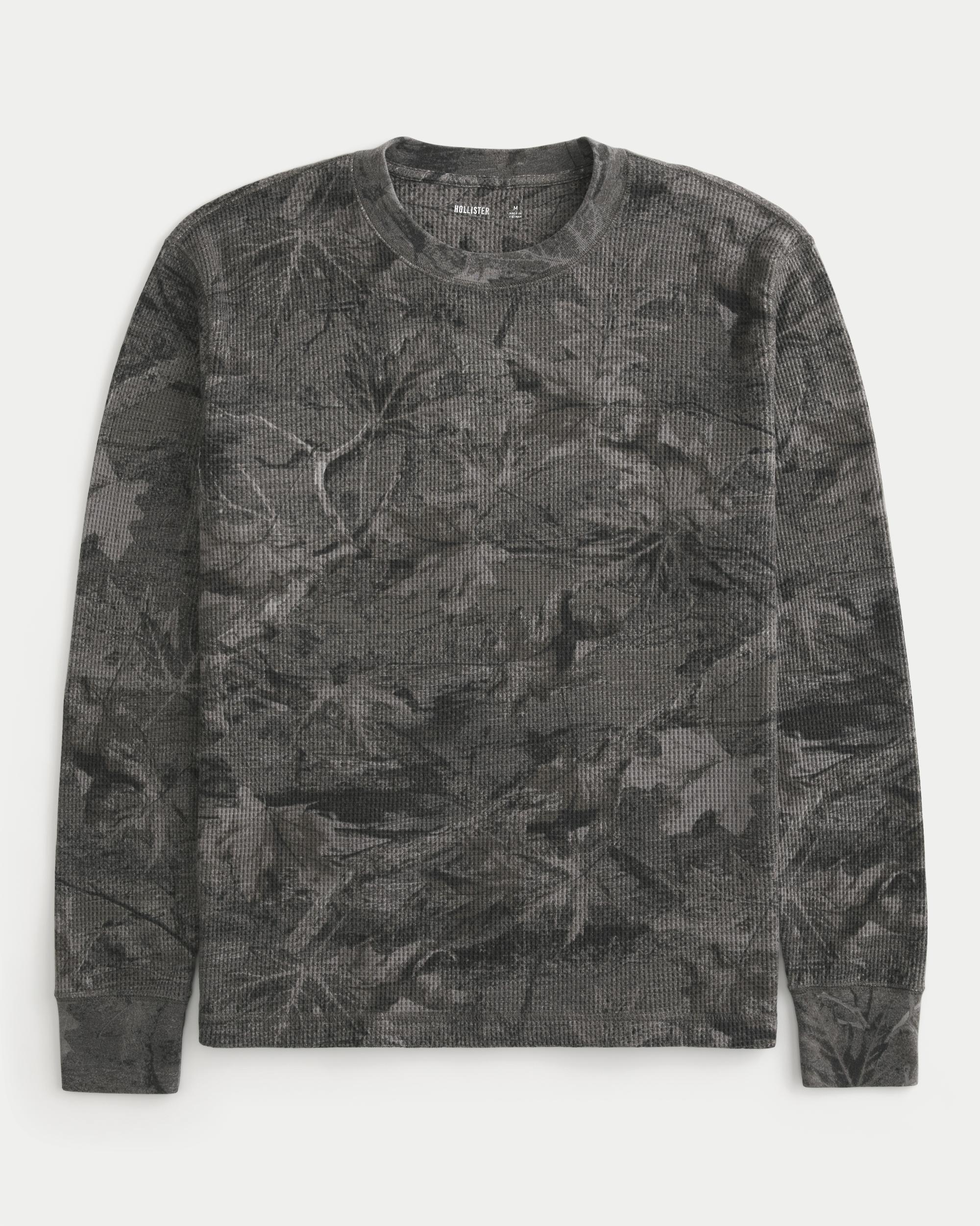 Long-Sleeve Thermal Crew T-Shirt Product Image