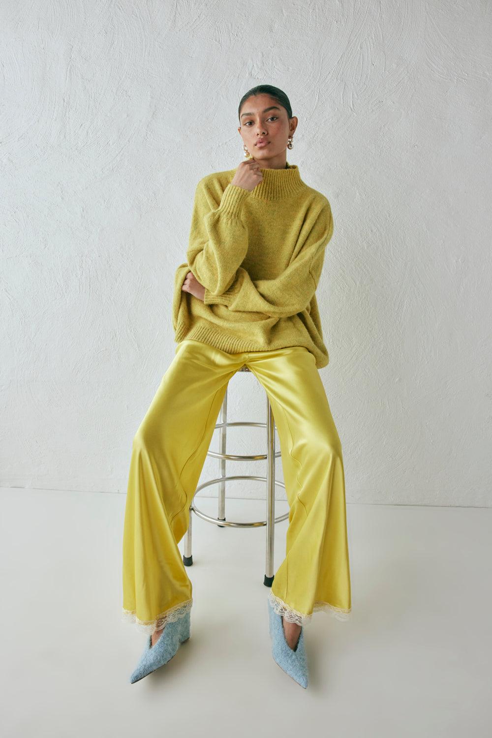 Yumi Knit Jumper Citrus Marle Product Image