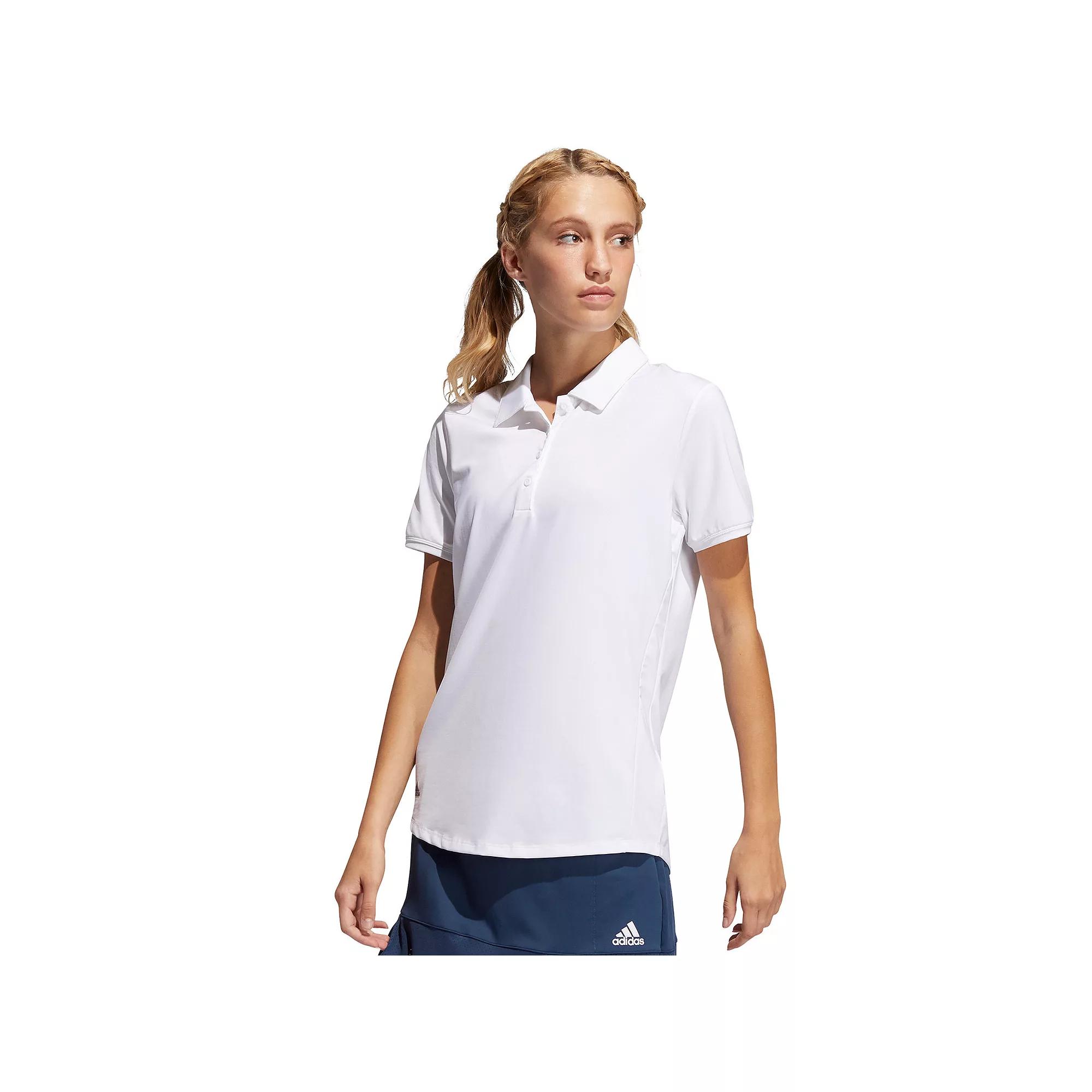 Women's adidas Ultimate365 Golf Polo, Size: Small, White Product Image