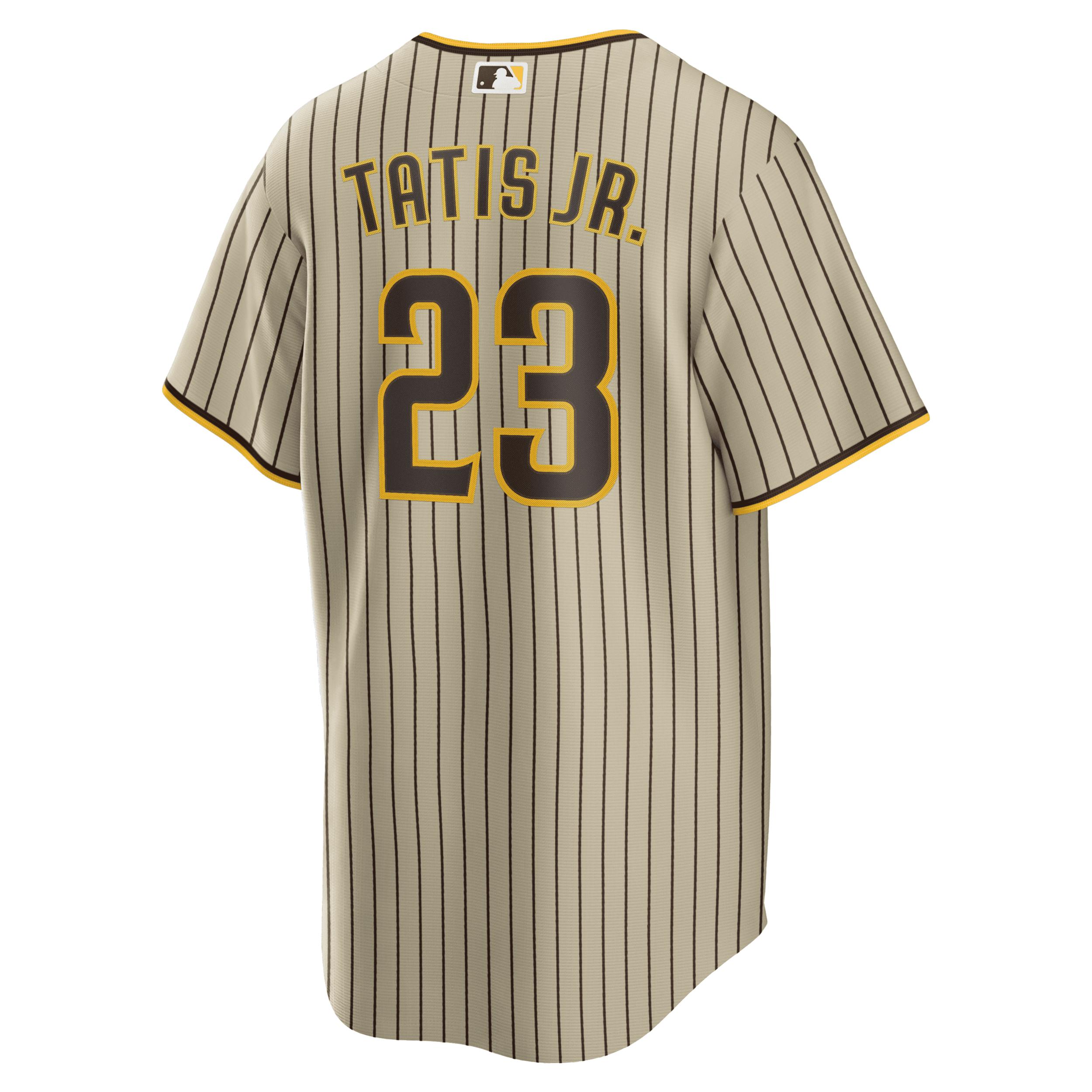 Men's Nike Fernando Tatis Jr. Tan San Diego Padres Alternate Replica Player Jersey,  Product Image