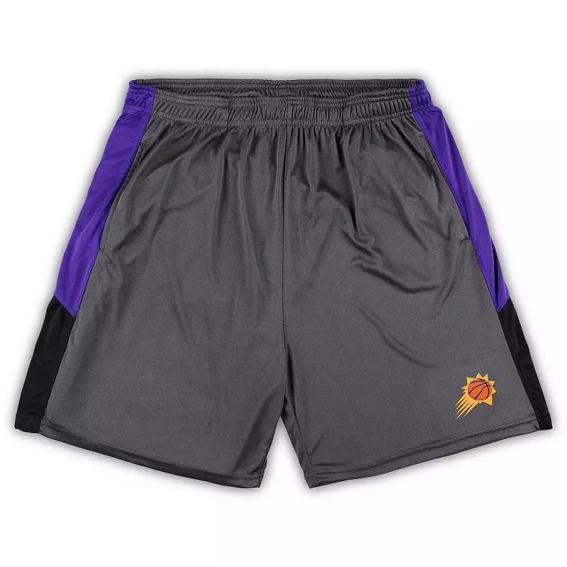 Men's Fanatics Branded Gray Phoenix Suns Big & Tall Shorts,  Product Image