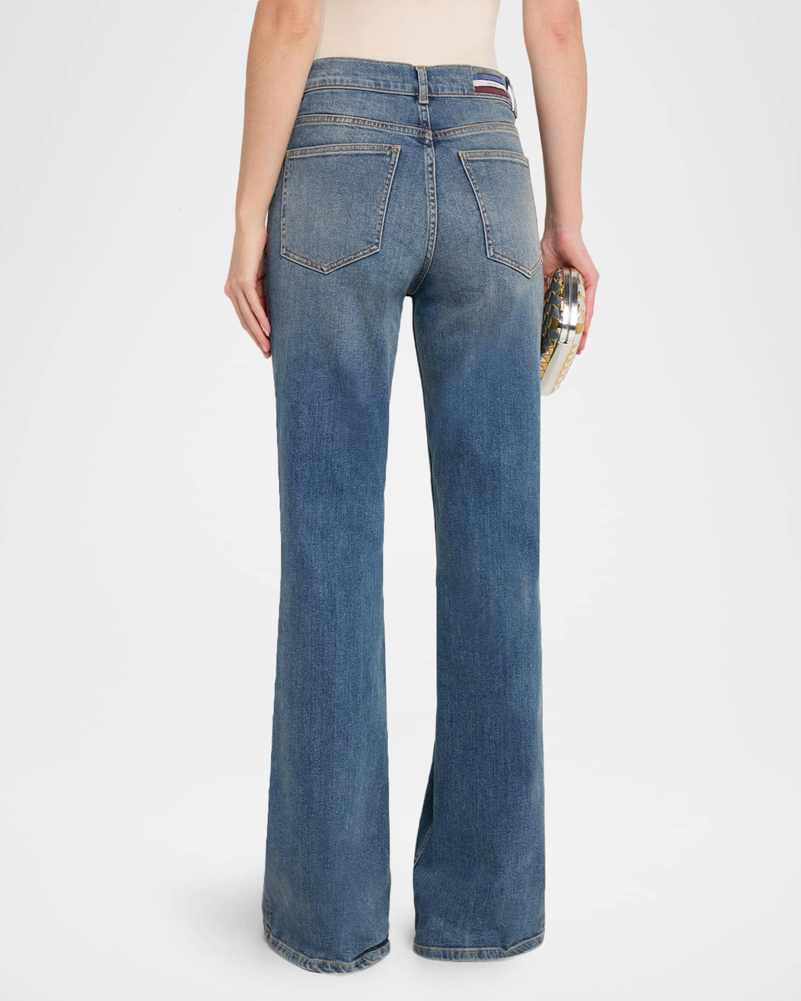 Ethan Flare-Leg Stretch Denim Jeans Product Image