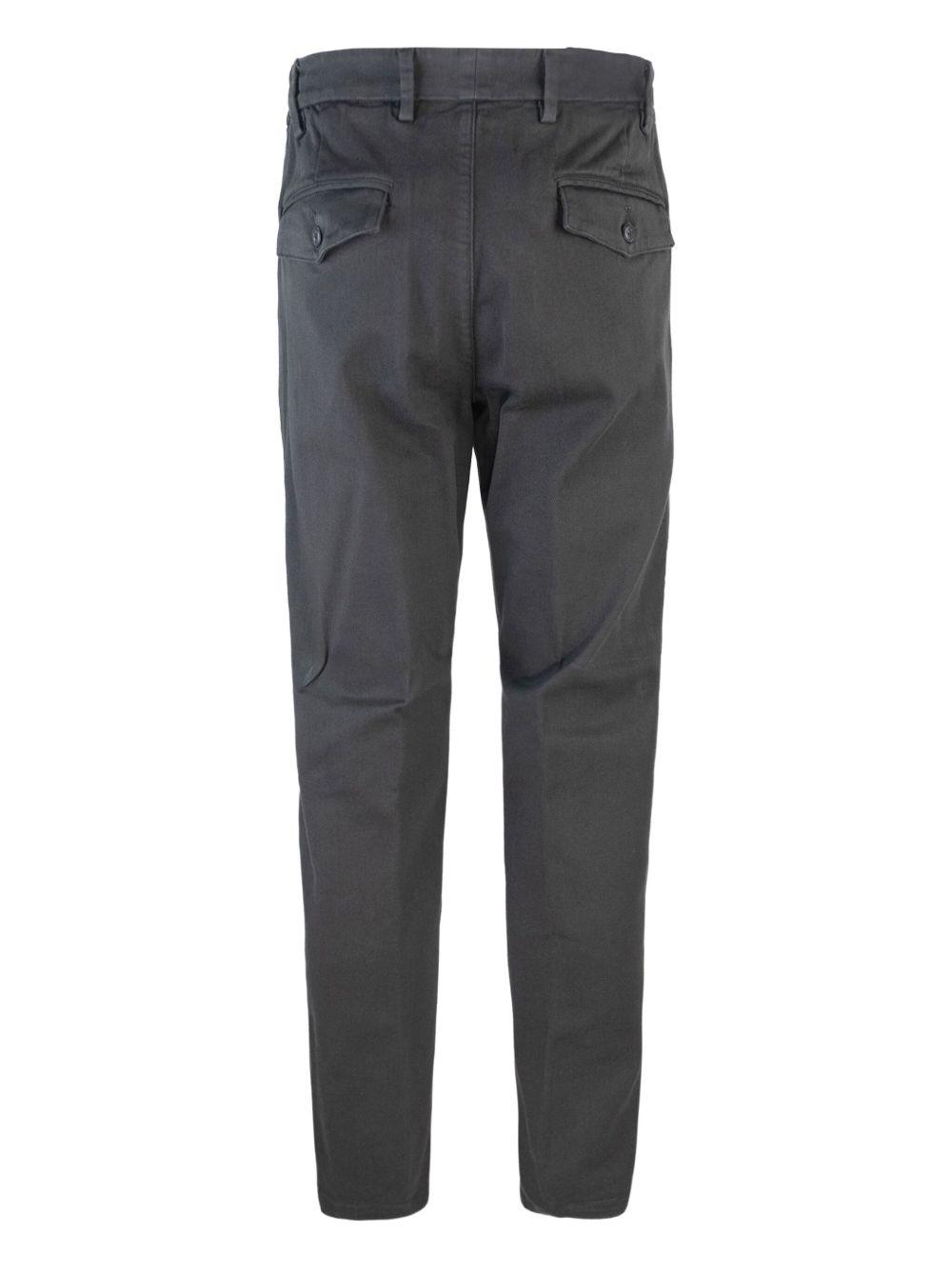 pleated-pocket cotton-blend trousers Product Image