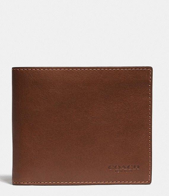 Men's Slim Sport Calf Leather Billfold Wallet Product Image