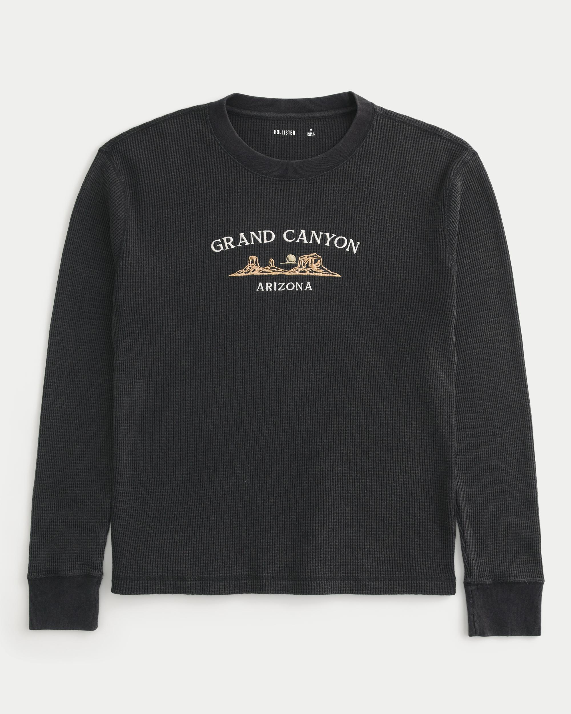 Long-Sleeve Waffle Grand Canyon Graphic Tee Product Image