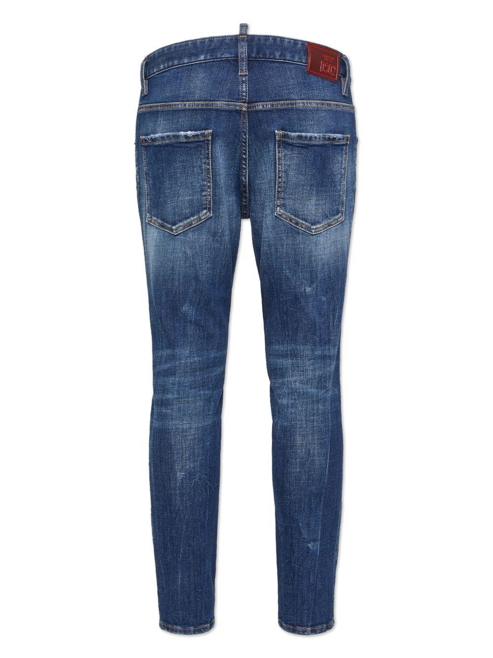mid-rise slim-leg jeans Product Image