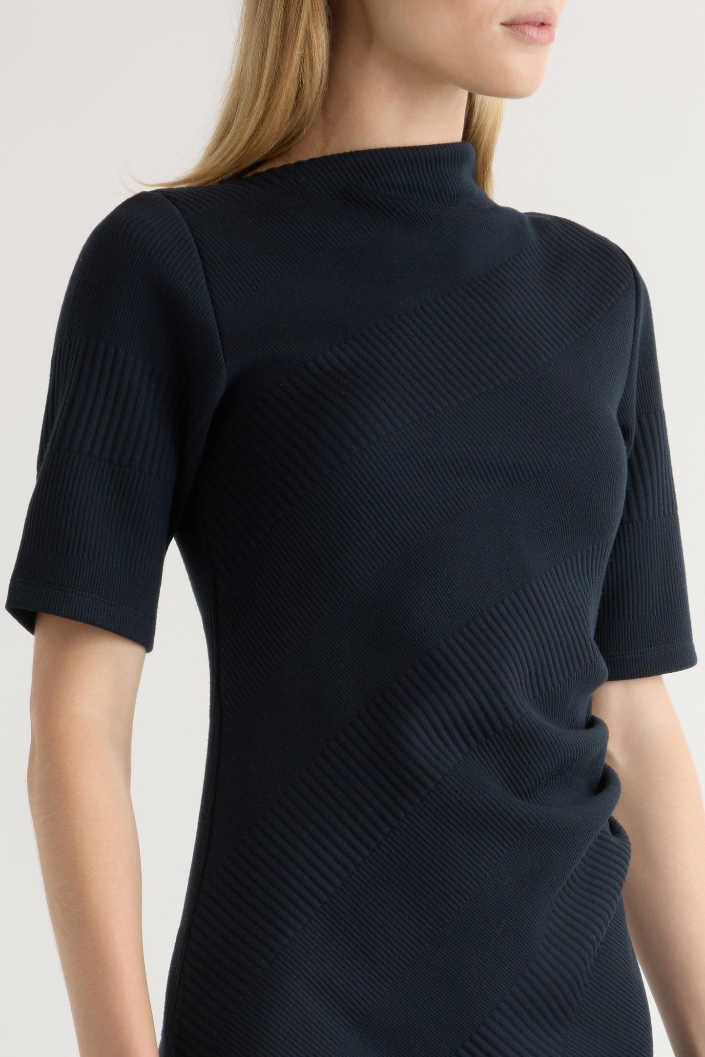 Evie Ribbed-Knit Jersey Dress Product Image