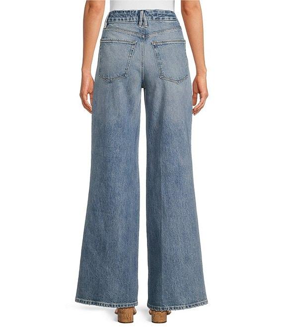 Good American Good Skate High Rise Wide Leg Jeans Product Image