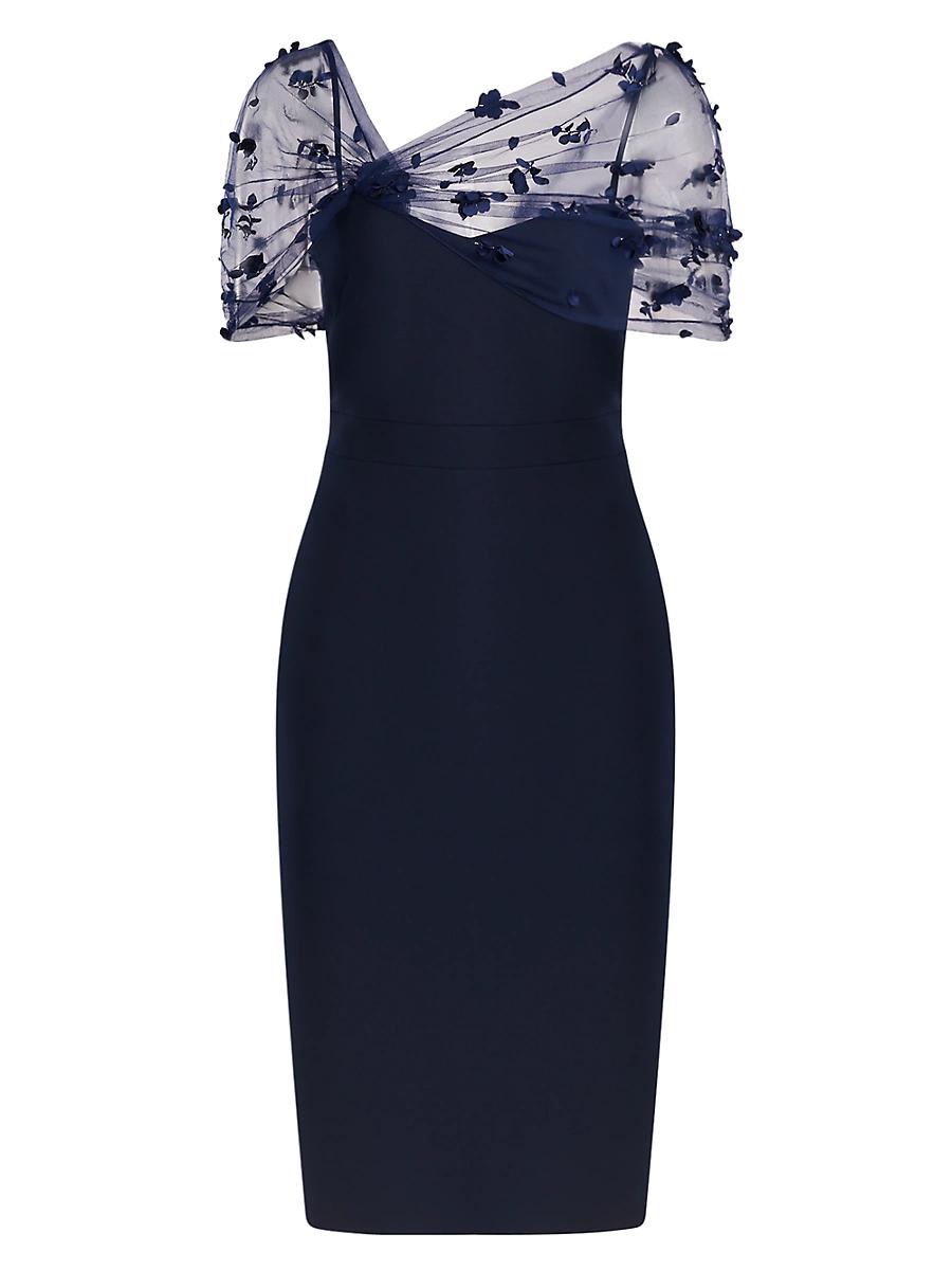 Womens Gia Beaded Shawl-Embellished Dress Size 0 Product Image