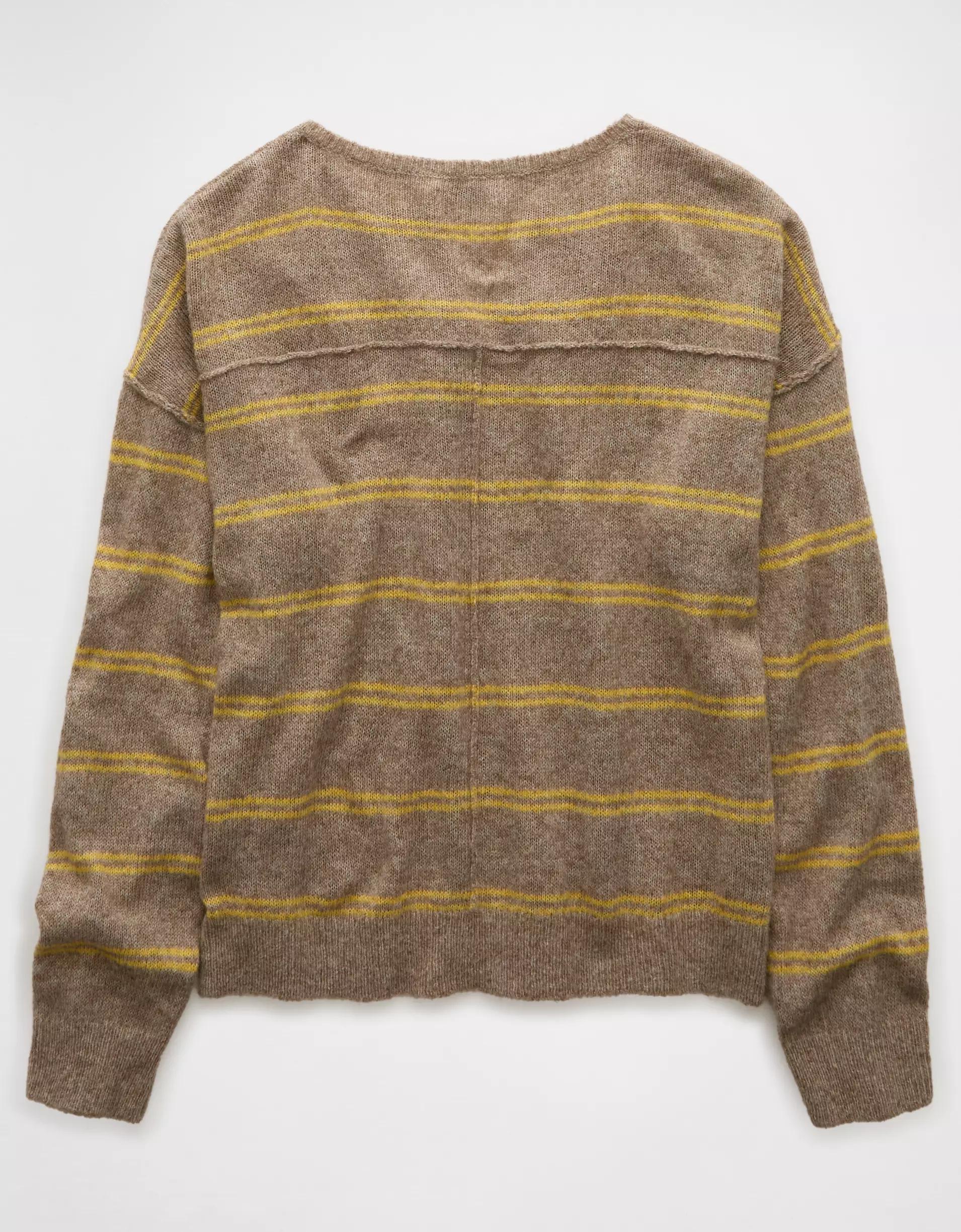 AE Whoa So Soft Notch Neck Sweater Product Image