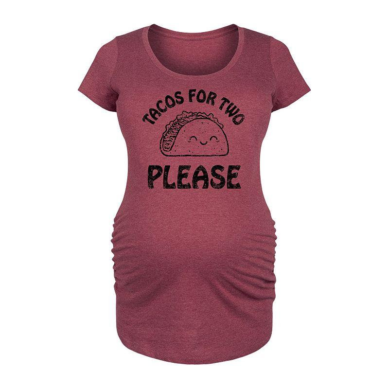 Maternity Tacos For Two Please Graphic Tee, Women's,  Product Image