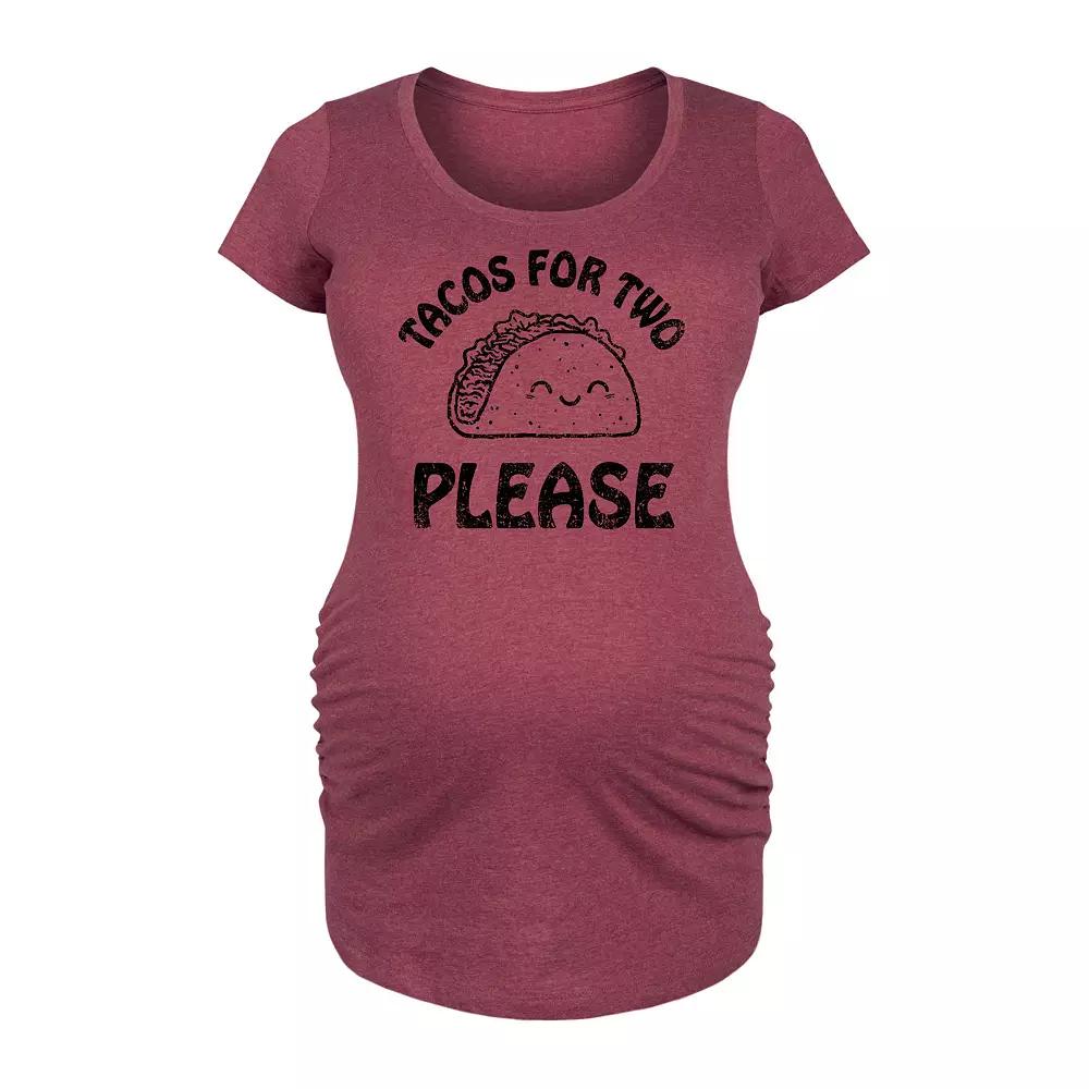 Maternity Tacos For Two Please Graphic Tee, Women's,  Product Image