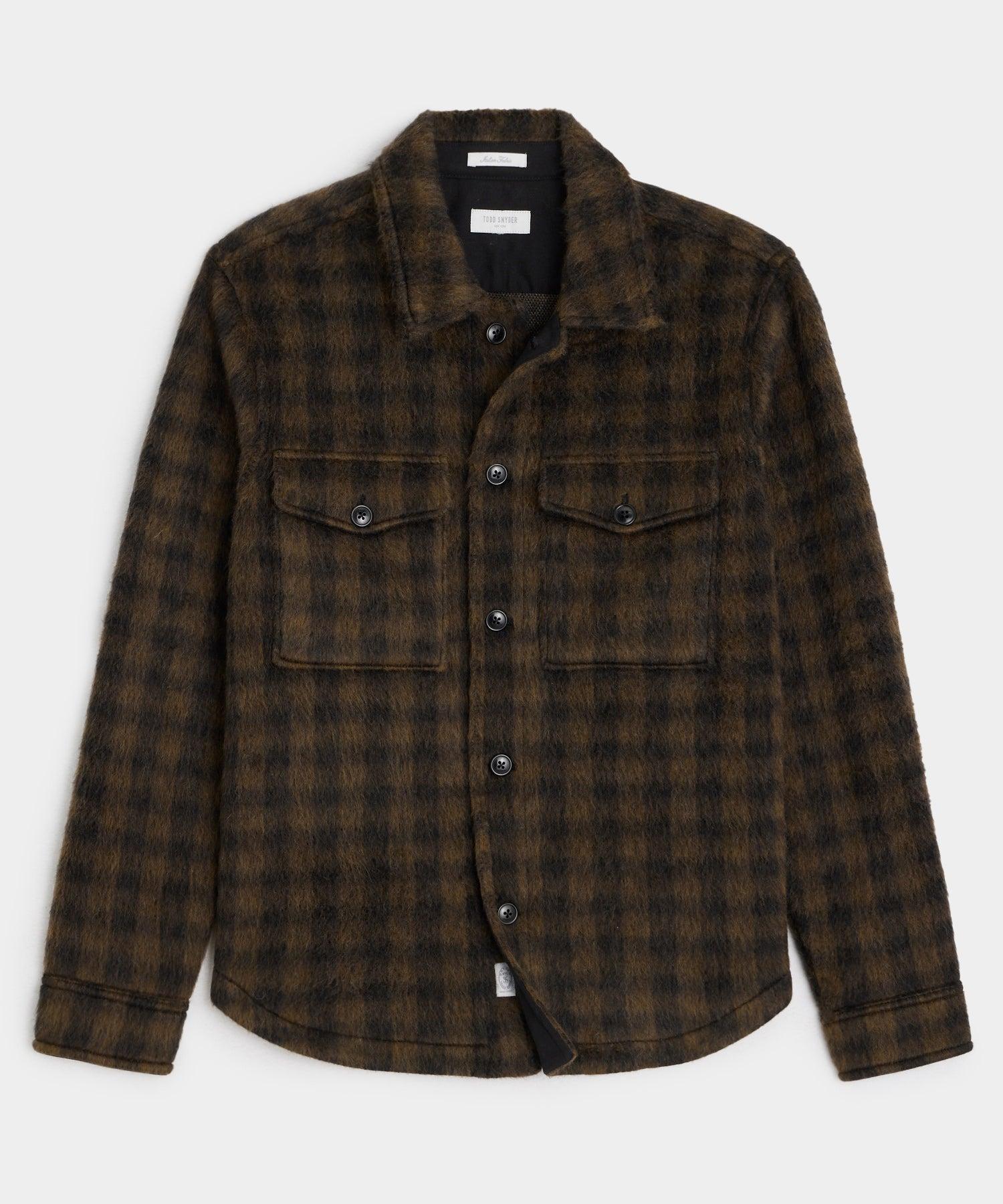 Buffalo Check Mohair Overshirt Product Image