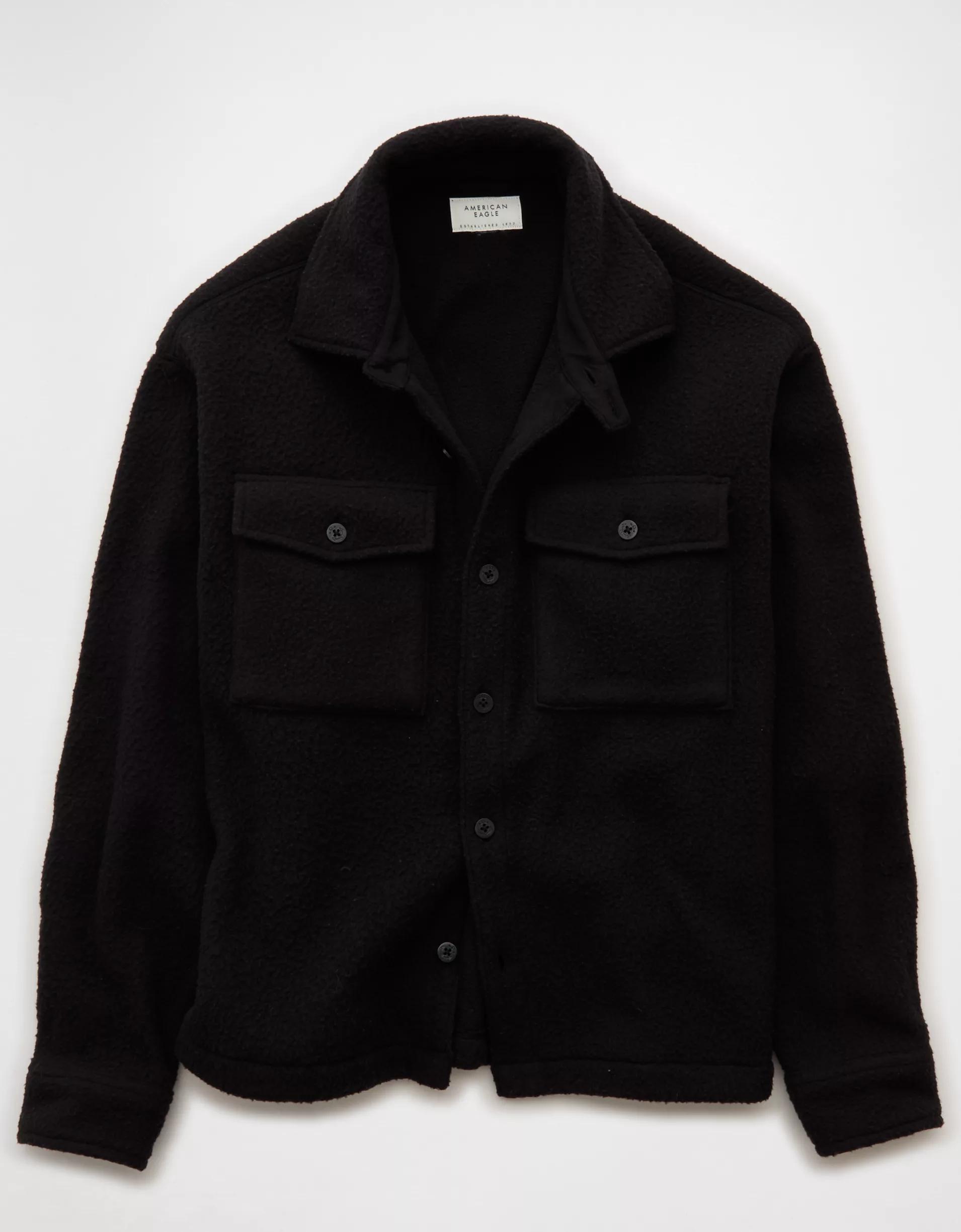 AE Sherpa Fleece Shacket Product Image