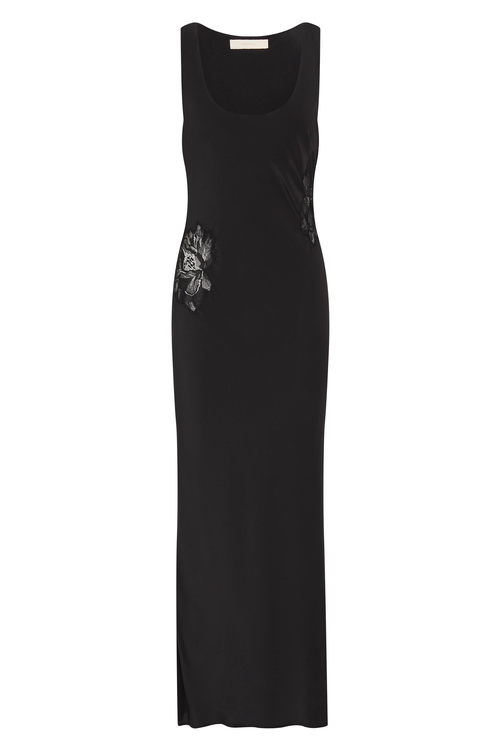 Biarritz Tank Maxi Dress Black - Final Sale Product Image