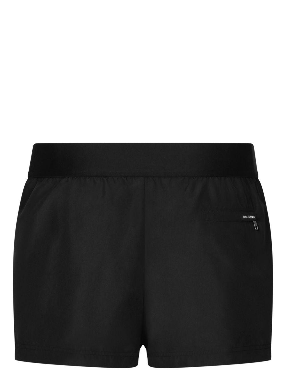 logo-waistband swim shorts Product Image