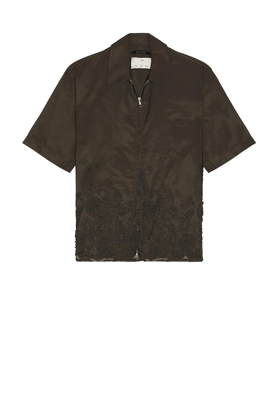 Zip Up Box Shirt Product Image