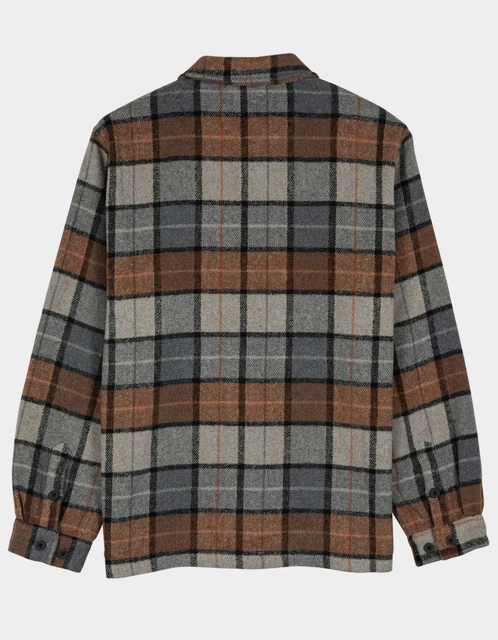 SANTA CRUZ Lodge Mens Flannel - STONE Product Image