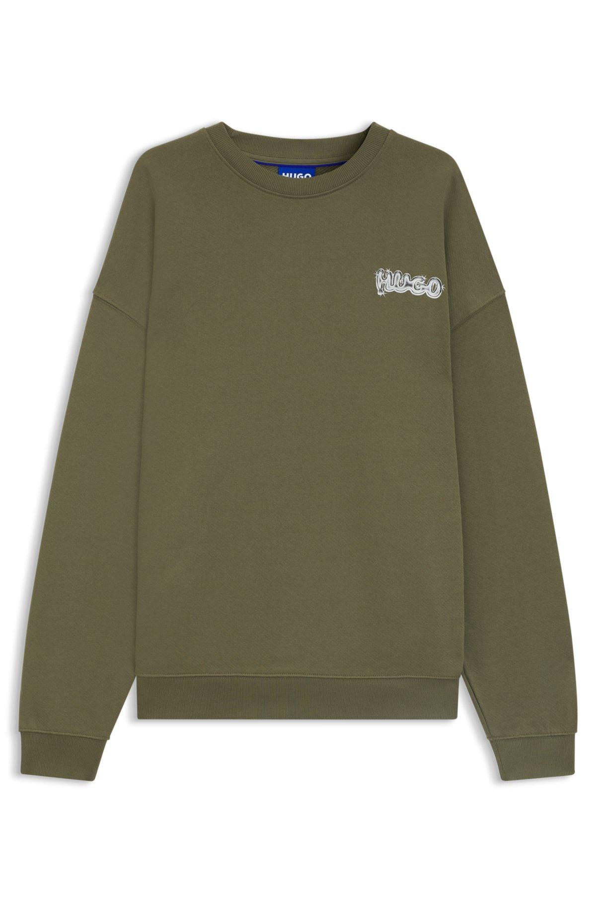 Logo-print sweatshirt in cotton terry Product Image