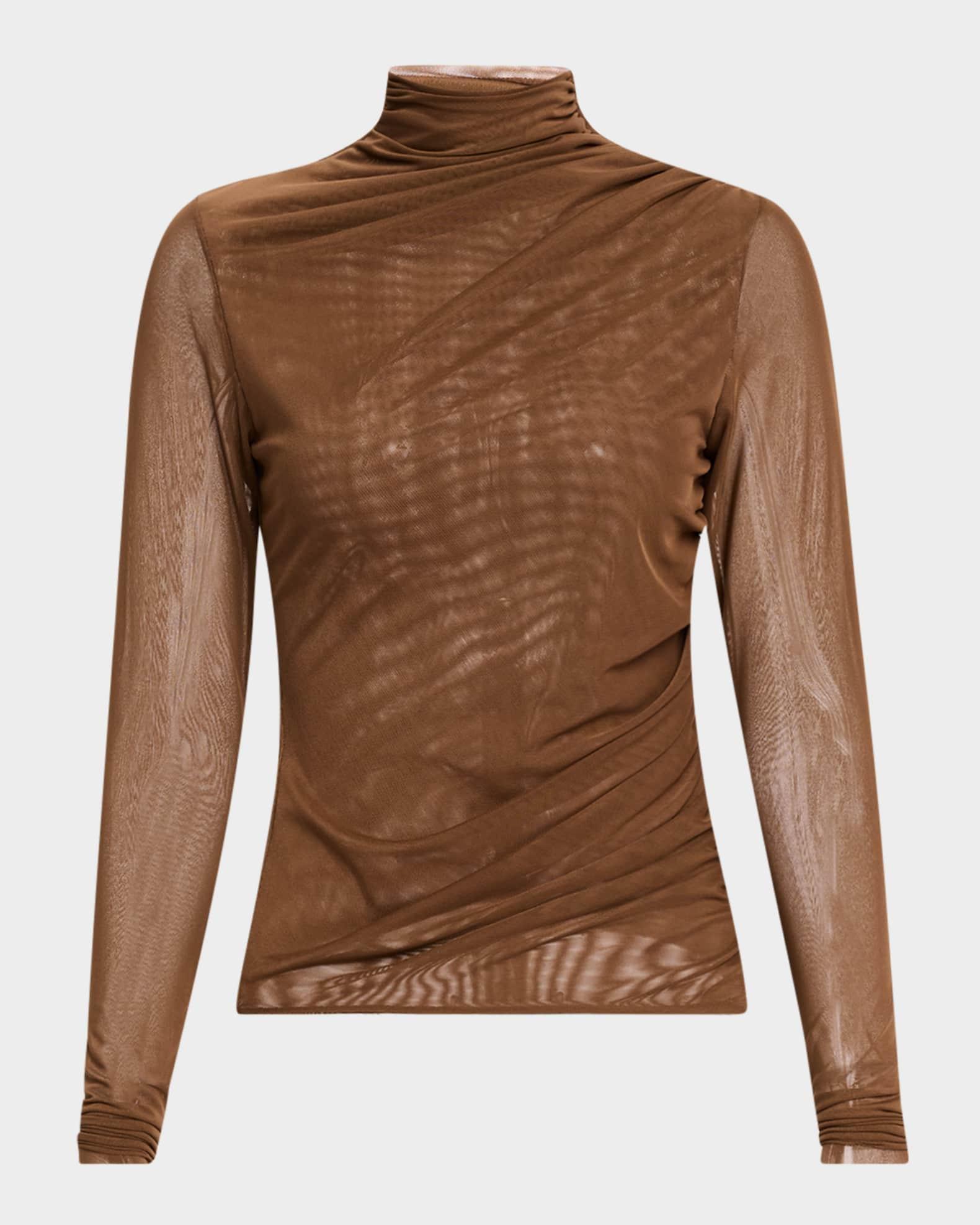Paxton Gathered Turtleneck Top Product Image