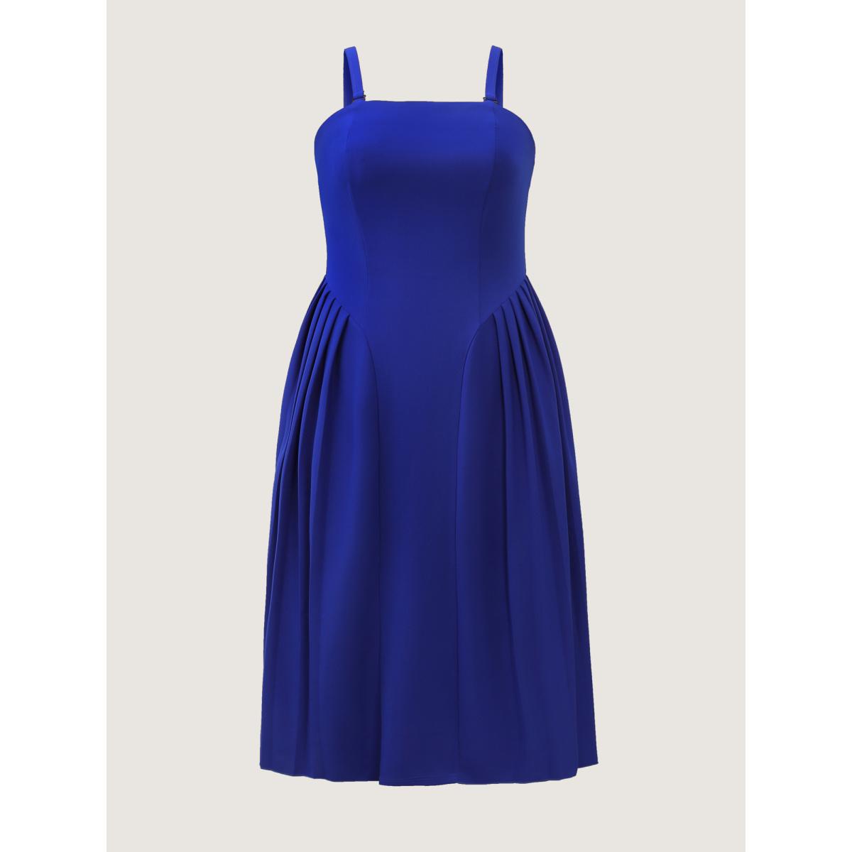 Blush Bridesmaid Satin Boat Neck Maxi Dress Product Image