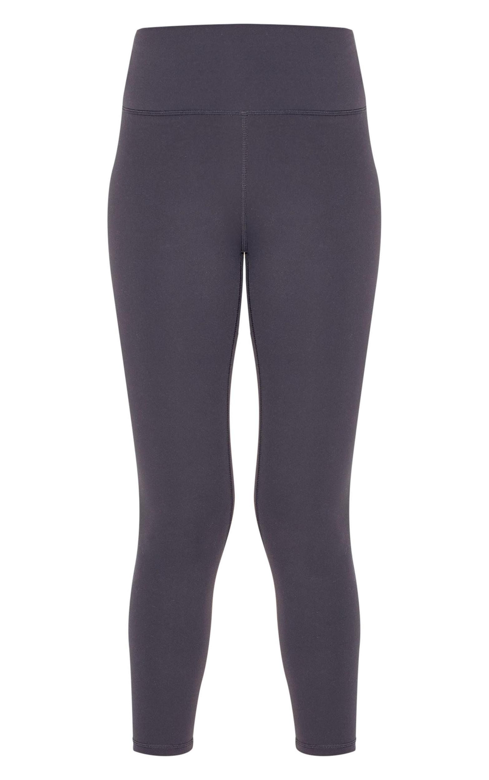 Charcoal Sculpt Cropped Gym Leggings Product Image