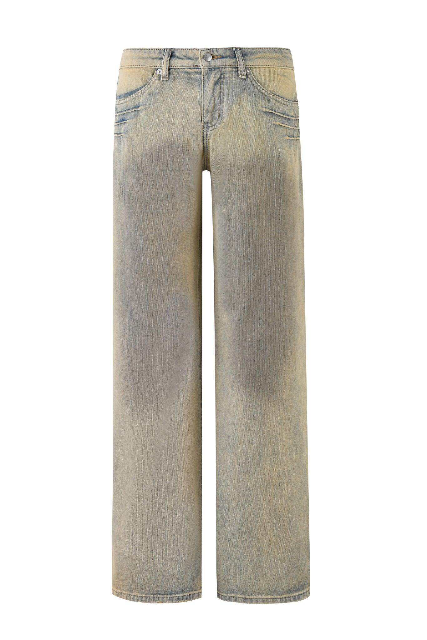 DYLAN JEAN - BEIGE : TAN WASH Product Image