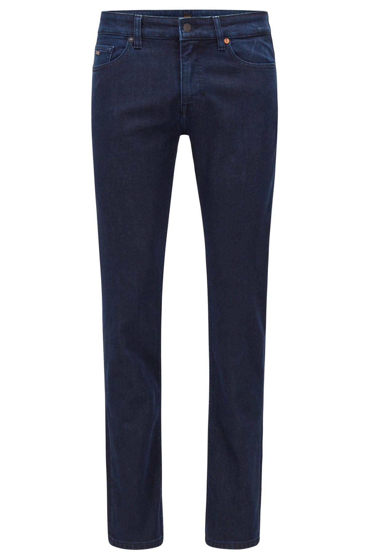 BOSS - Slim-fit jeans in blue comfort-stretch denim - Dark Blue Product Image