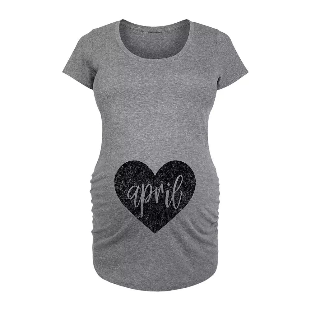 Maternity Heart August Graphic Tee, Women's,  Product Image