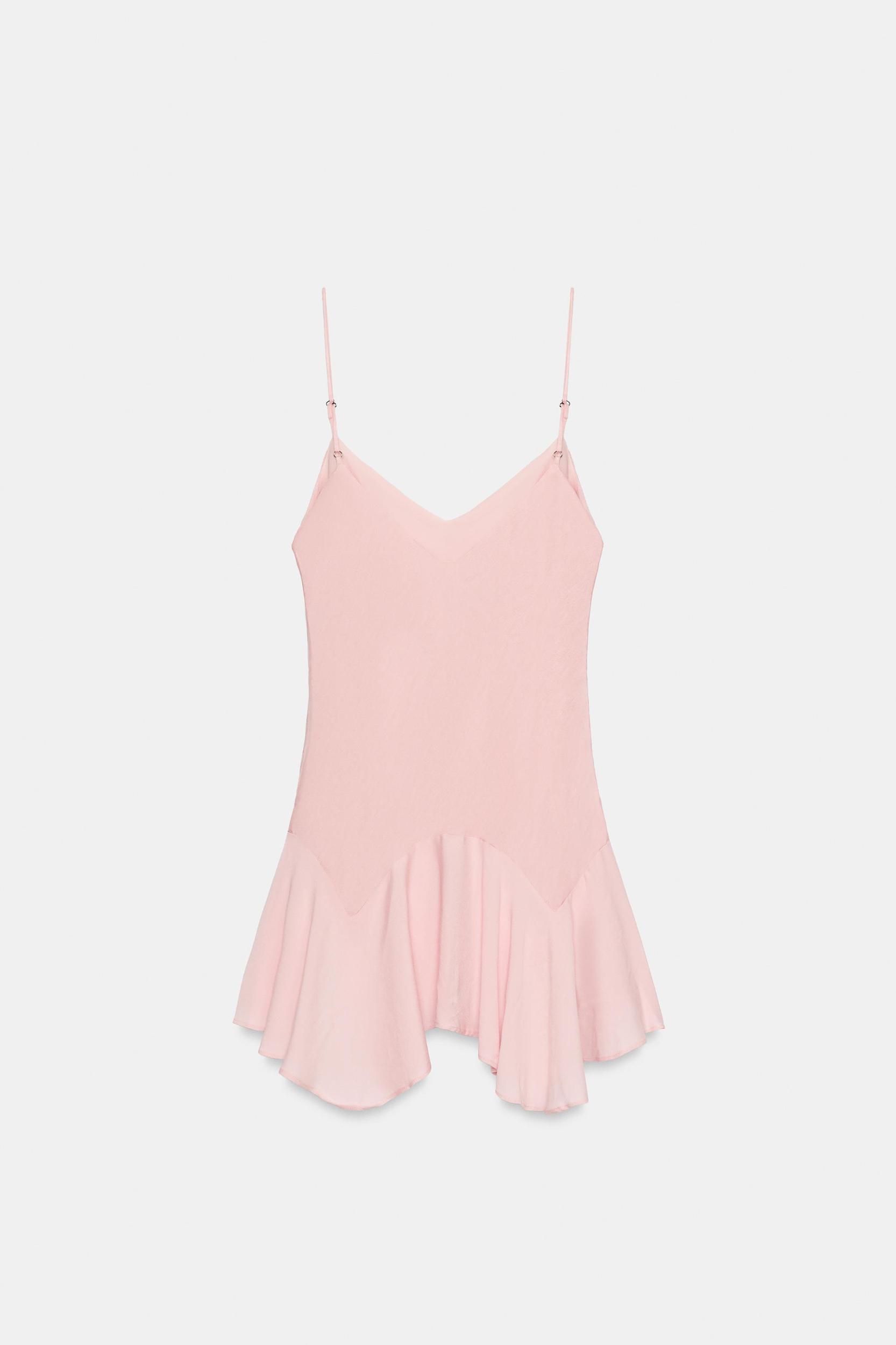 RUFFLED COMBINATION DRESS Product Image