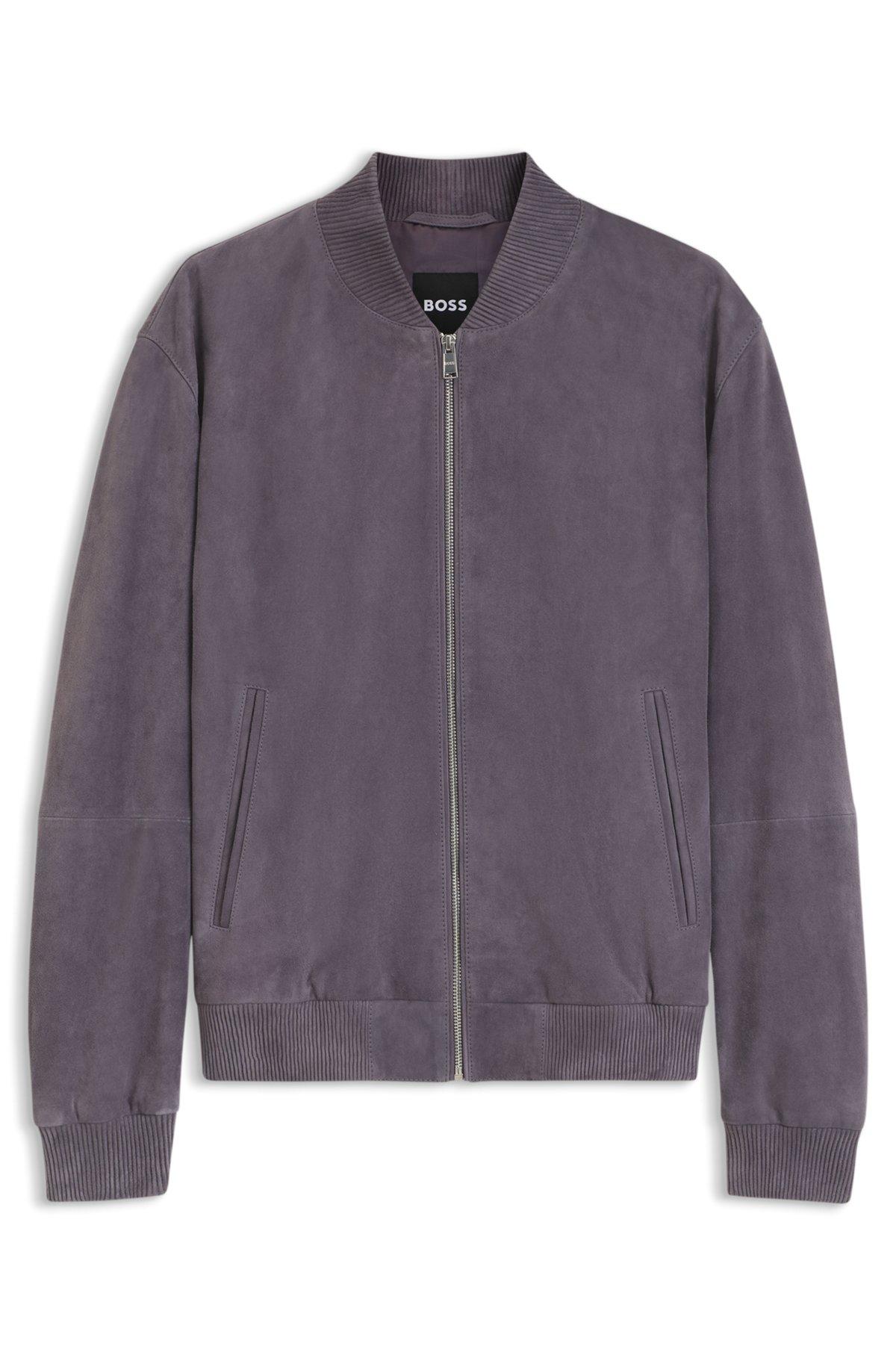 Regular-fit jacket in suede Product Image