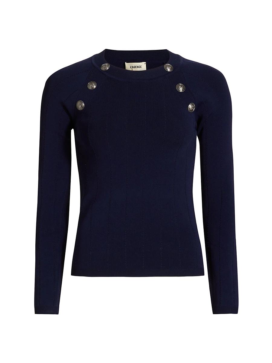 Womens Gretchen Button Sweater Product Image