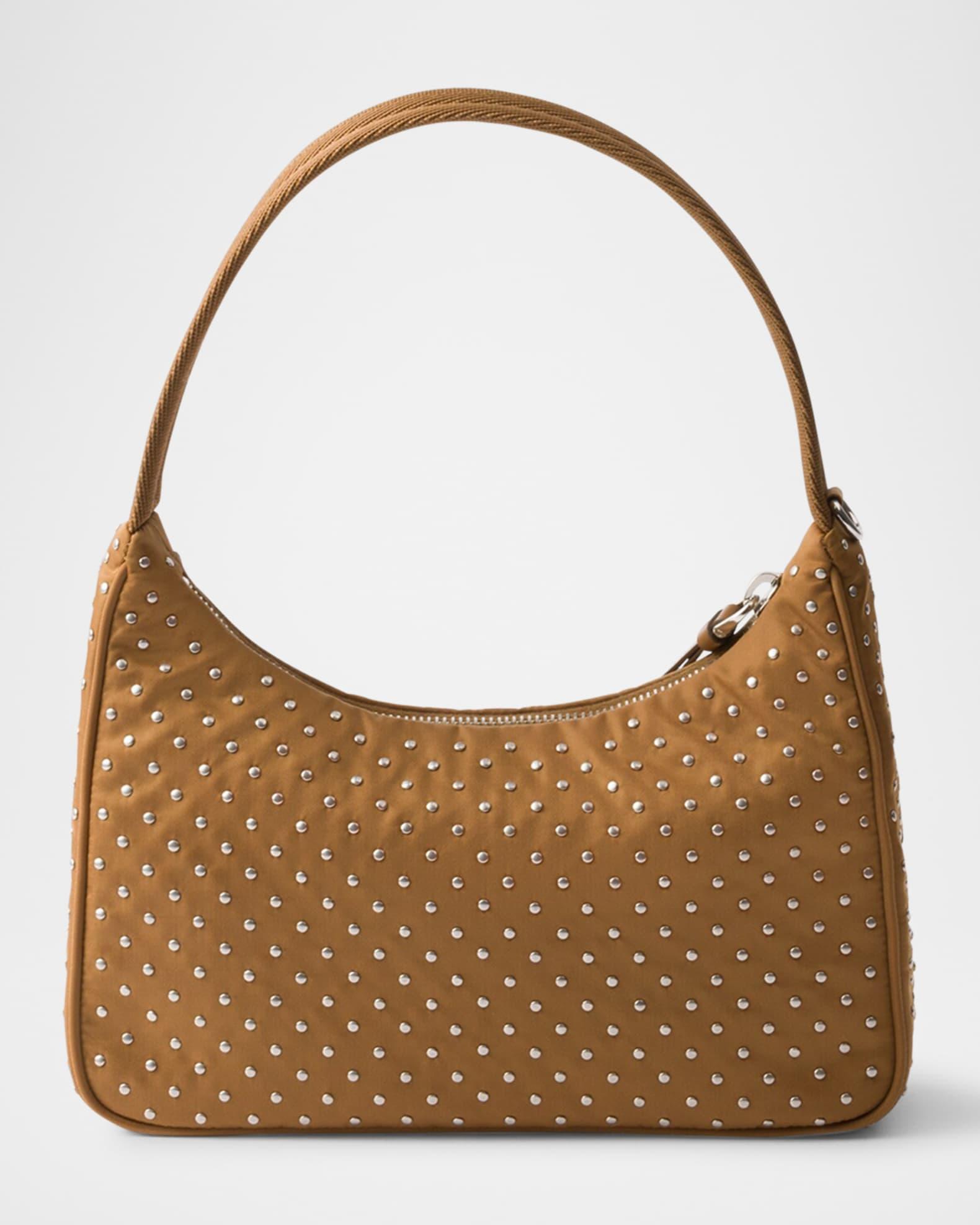 Re-Edition Re-Nylon Studded Mini Hobo Bag Product Image