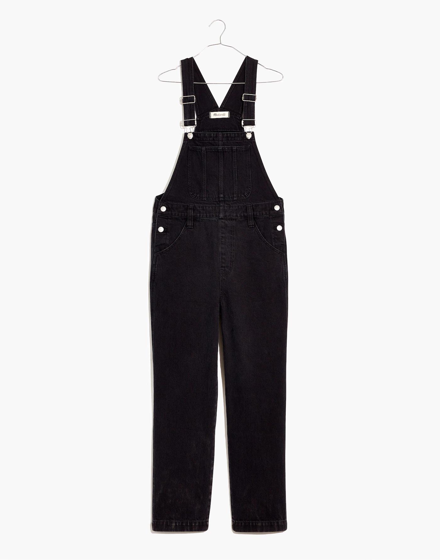 Straight-Leg Overalls in Lunar Wash Product Image