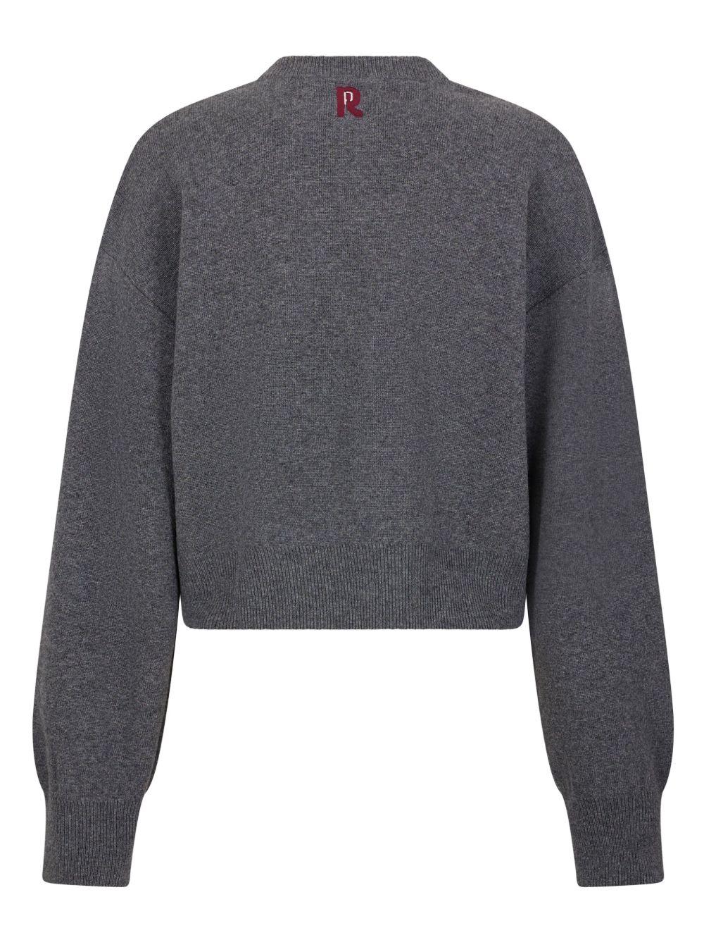 floral-embroidered cardigan Product Image