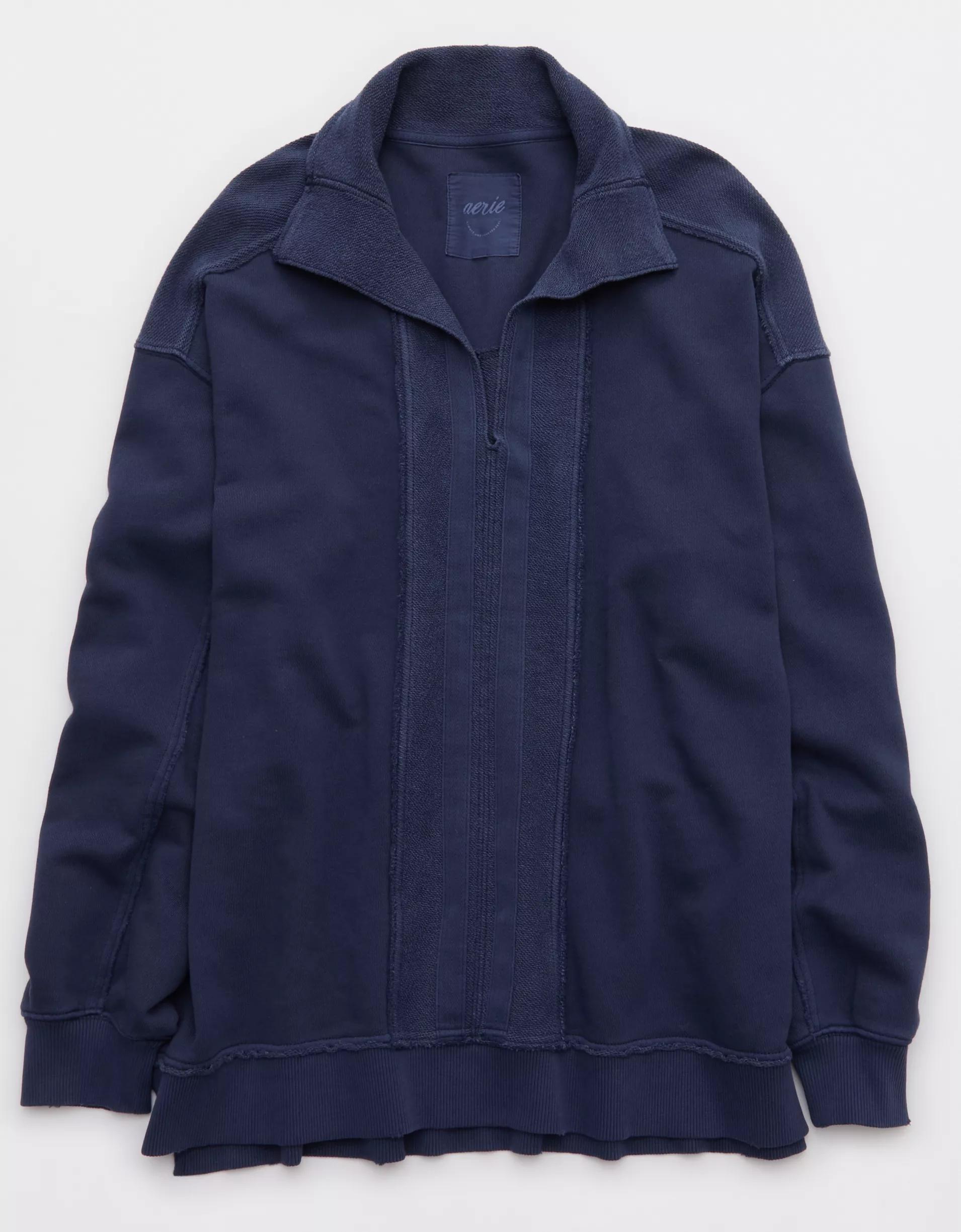 Aerie Starry Skies Open Neck Sweatshirt Product Image