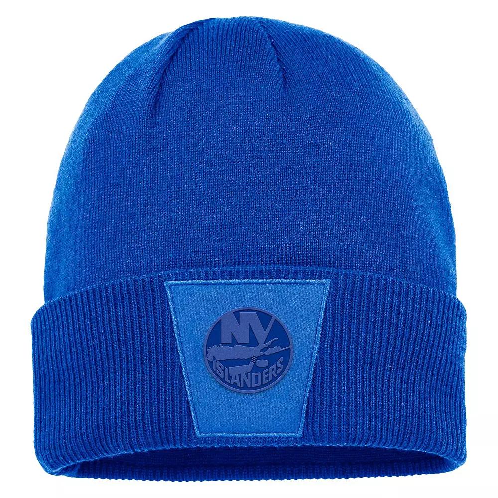 Men's Fanatics Branded Royal New York Islanders Authentic Pro Road Cuffed Knit Hat, Isl Blue Product Image