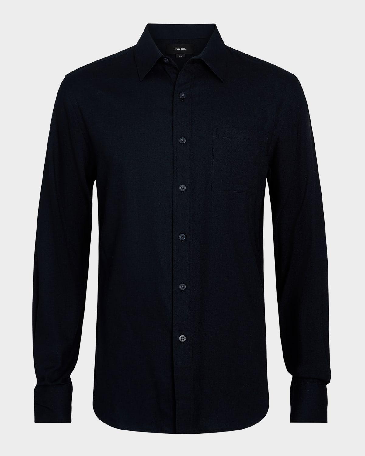 Italian Cotton-Wool Twill Shirt Product Image