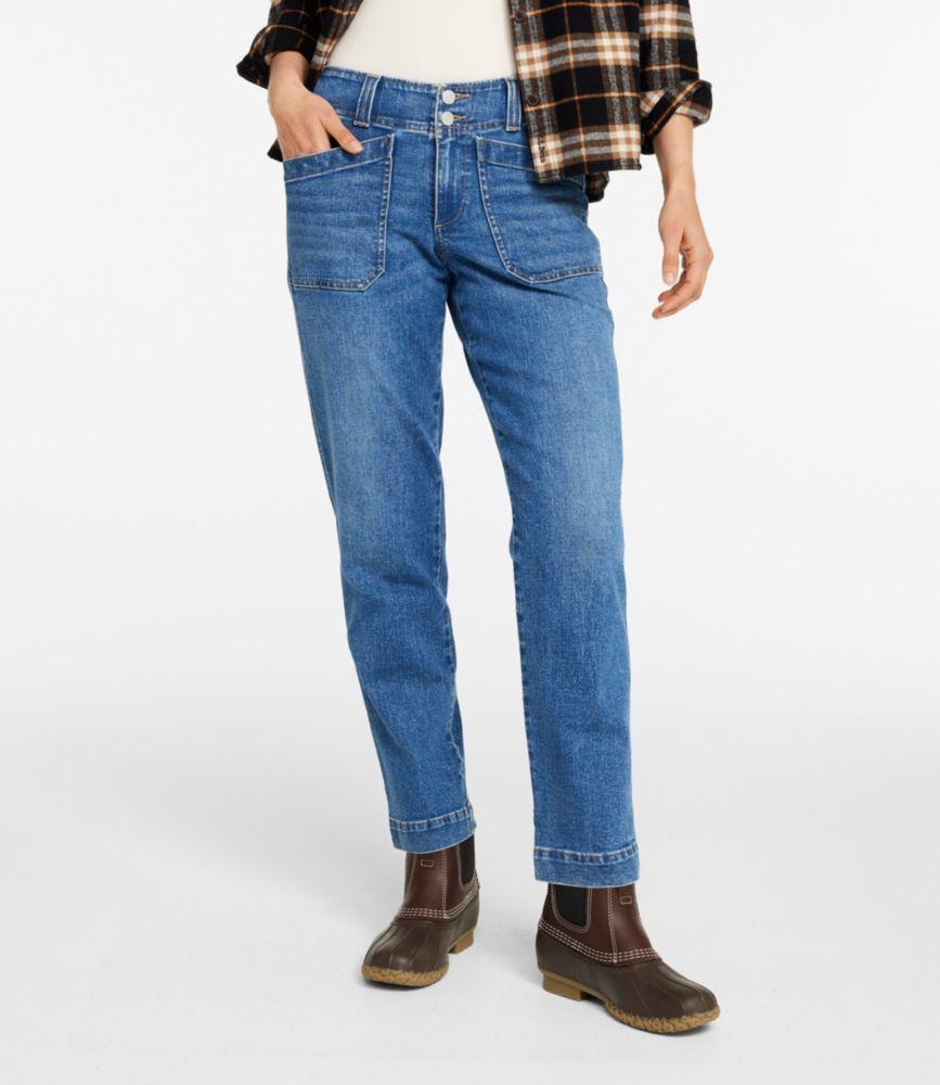 Women's 1912 Field Denim Pants, Mid-Rise Ankle Utility Product Image